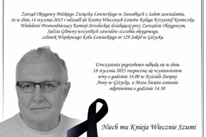 Odszedł do Krainy Wiecznych Łowów 14.01.2025